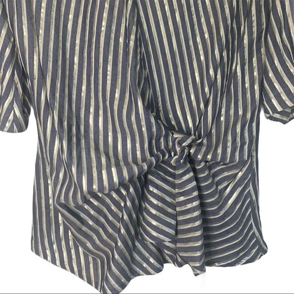 Anthropologie Eva Franco Marin Tie Front Stripes - Picture 4 of 9